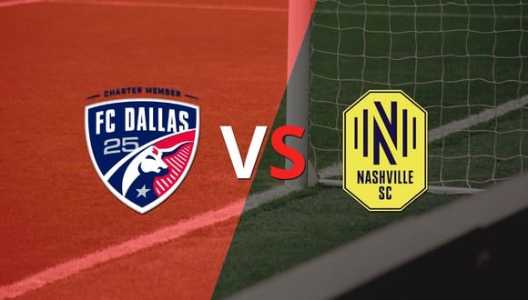 Comenzó el segundo tiempo y FC Dallas está empatando con Nashville SC en el estadio Toyota Stadium
