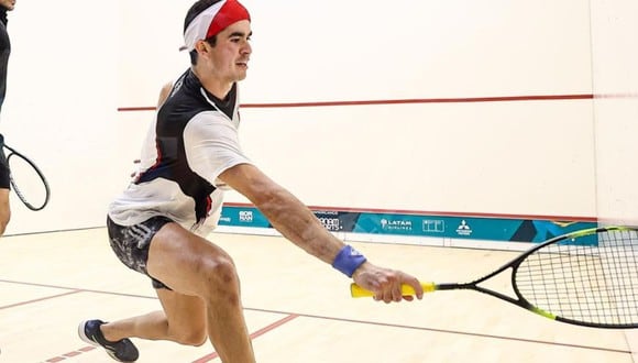 Santiago 2023: Diego Elías ruge en su debut en el squash y está a dos victorias de ser bicampeón. (Foto: COP)