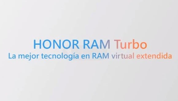 ¿Qué es realmente Honor Turbo RAM y en qué celulares Android estará presente?. (Foto: Honor)