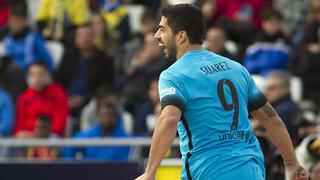 Barcelona: Suárez marcó y supera a Higuaín en la lucha por la Bota de Oro
