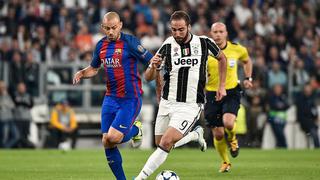 ¿Será posible? Higuaín habló de una hipotética remontada del Barcelona ante Juventus