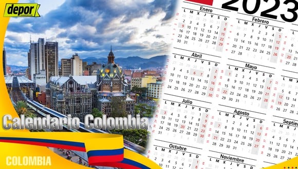 Calendario 2023 de Colombia: conoce aquí los días festivos en el país. (Foto. Depor)