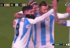 Gol de Enzo Fernández: con un sutil toque pone el 2-0 de Argentina vs. El Salvador