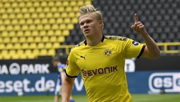 Erling Haaland llegó a Borussia Dortmund a inicios del 2020 (Foto: Agencias)