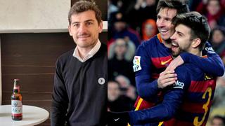 “Supongo que no caben las botellas en casa”: Piqué troleó a Casillas por los goles que le metió Messi