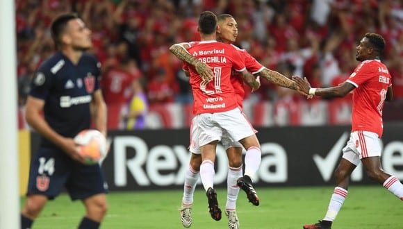 U. de Chile vs Internacional en Porto Alegre por Copa Libertadores 2020. (Internacional)