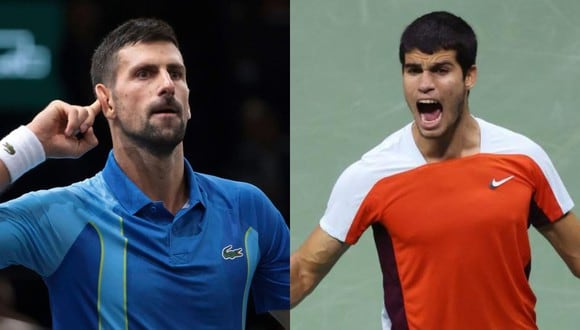 Djokovic y Alcaraz van por el primer Grand Slam del año. (Foto: Difusión)