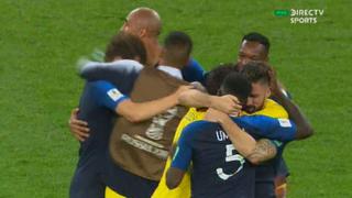 Locura total: la celebración de Francia tras clasificar a la final del Mundial [VIDEO]