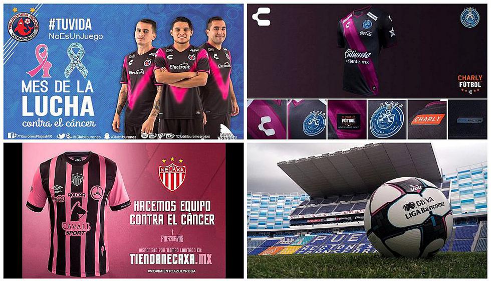 Camisetas, árbitros y balón: los cambios que hizo la Liga MX en su lucha contra el cáncer.