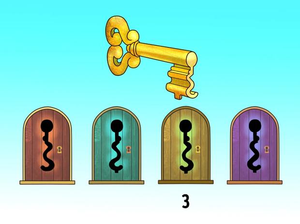 VISUAL CHALLENGE |  Choose the correct keyhole.  |  brightside