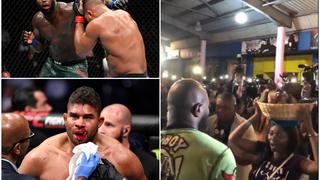 ¡Toda una celebridad! Peleador de UFC que le partió el labio a su rival fue recibido entre multitudes en su tierra [VIDEO]