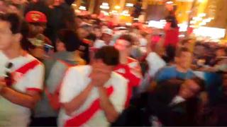 Perú vs. Colombia: así se celebró el golazo de Paolo Guerrero en la Plaza de Armas [VIDEO]
