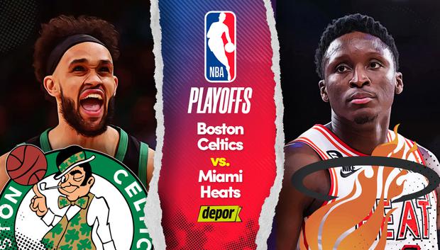 Celtics vs. Heat se enfrentan por las finales de la Conferencia Oeste de los playofss NBA (Diseño: Depor).