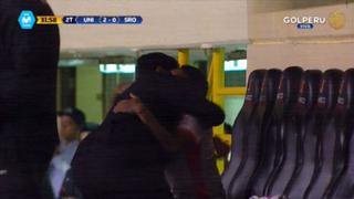 ¡Abrazo de gol! El emotivo festejo de Córdova con Quintero luego del gol de Germán Denis [VIDEO]