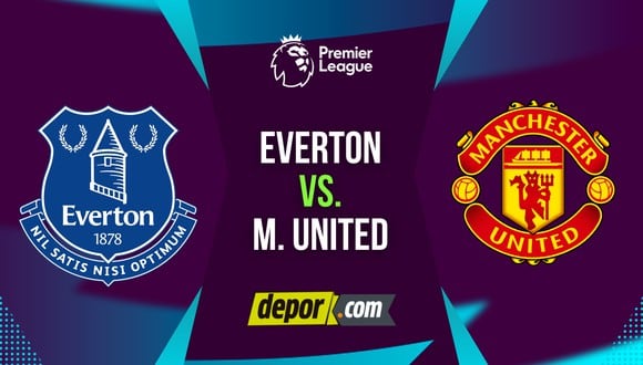 Manchester United y  Everton cara a cara por la Premier League. (Depor)