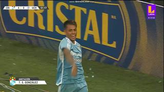 ¡Festín celeste! Gol de Santiago González para el 4-0 de S. Cristal vs. U. Católica