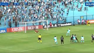 Se perdió el primero: Christofer Gonzales erró penal en Sporting Cristal vs. UTC [VIDEO]