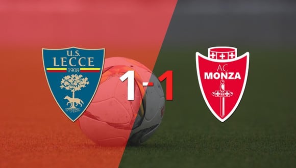 Lecce y Monza igualaron 1 a 1