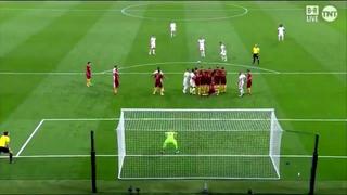 ¡Una pinturita! Isco anotó el 1-0 en Real Madrid vs Roma tras espectacular tiro libre por Champions [VIDEO]