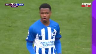 Se le abrió el arco: Ansu Fati marcó su primer gol con el Brighton en Premier League
