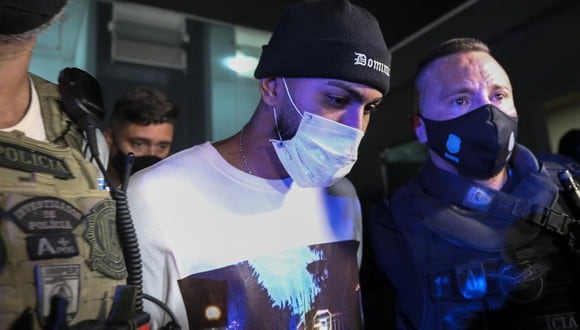 Gabigol fue detenido el pasado 14 de marzo en una fiesta clandestina con 200 personas. (Foto: AFP)