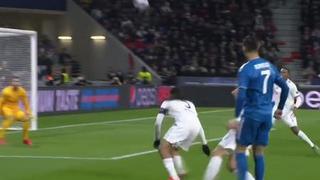 No entró de milagro: gran jugada de Cristiano Ronaldo y Cuadrado por poco marca el 1-0 de Juventus vs Lyon [VIDEO]
