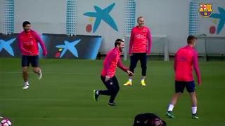 Messi, Suárez y Neymar fueron víctimas del 'camotito' en Barcelona