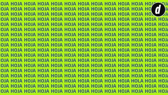 Acertijo visual: encuentra la palabra 'HOLA' en la imagen cuanto antes (Foto: Depor).