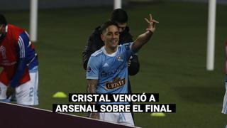 Copa Sudamericana: Las mejores postales del triunfo de Cristal ante Arsenal por la ida de los octavos de final