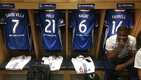 Farrell luce la camiseta de Alianza Lima (Instagram)