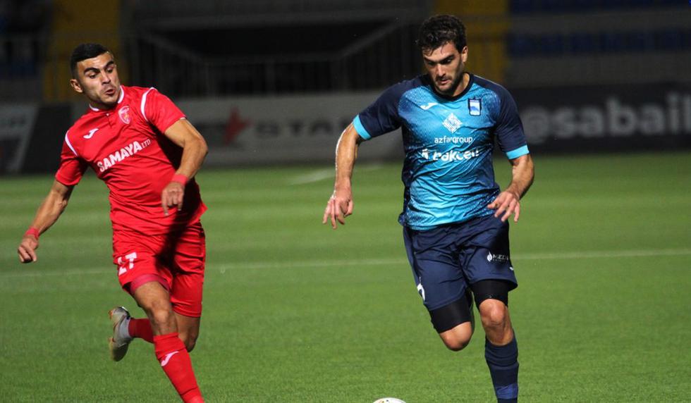 Ampuero y su gran desafío en el fútbol de Azerbaiyán. (Foto: Zira FC)