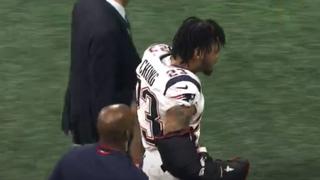 ¡Problemas para los Patriots! Patrick Chung salió lesionado por una aparente fractura [VIDEO]