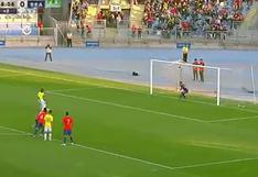 ¡Para qué te traje! Vinicius Junior falló increíble penal para Brasil por amistoso Sub-20 [VIDEO]