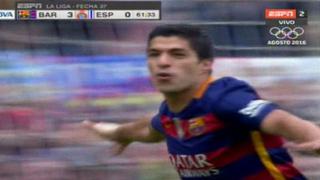Barcelona vs. Espanyol: Suárez anotó doblete y estiró su ventaja para Pichichi