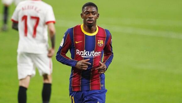 Ousmane Dembélé aún no renueva con el FC Barcelona. (Foto: Getty)