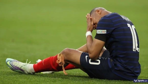 La última lesión del francés fue una distensión muscular en el muslo que lo mantuvo fuera de acción durante 11 días. (Foto: TyC Sports).