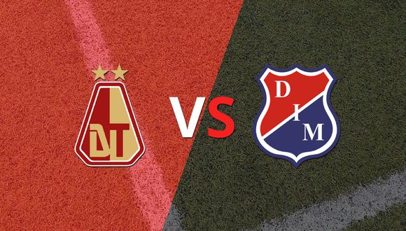 Comenzó el segundo tiempo y Tolima está empatando con Independiente Medellín en el estadio Manuel Murillo Toro