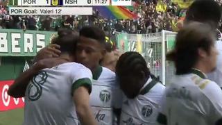 Puso la cabeza: asistencia de Andy Polo y gol del Portland Timbers para el 1-0 contra Nashville por la MLS 2020 [VIDEO]