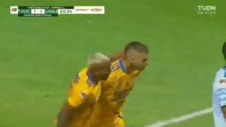 Hay partido en el ‘Cuauhtémoc’: Nico López pone el 1-1 en el Tigres vs Puebla [VIDEO]
