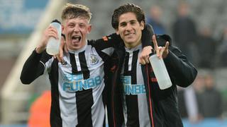 Inició la remontada: Santiago Muñoz anotó su primer gol con el Newcastle en la Premier 2