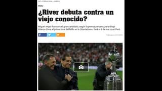 Prensa argentina sobre llegada de Miguel Ángel Russo a Alianza Lima:¿River debuta contra un viejo conocido?