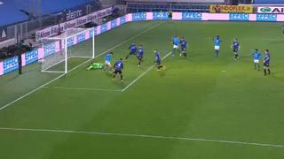 Siempre listo para ‘matar’: el gol del ‘Chucky’ Lozano para el 2-1 en el Atalanta vs. Napoli [VIDEO]