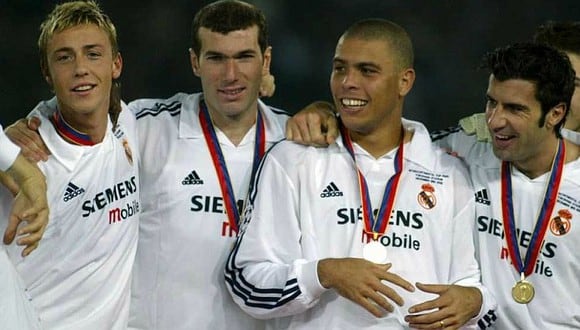 La generación de los 'Galácticos' reunió a jugadores como Zidane, Ronaldo o Figo, entre otros. (Foto: AFP)