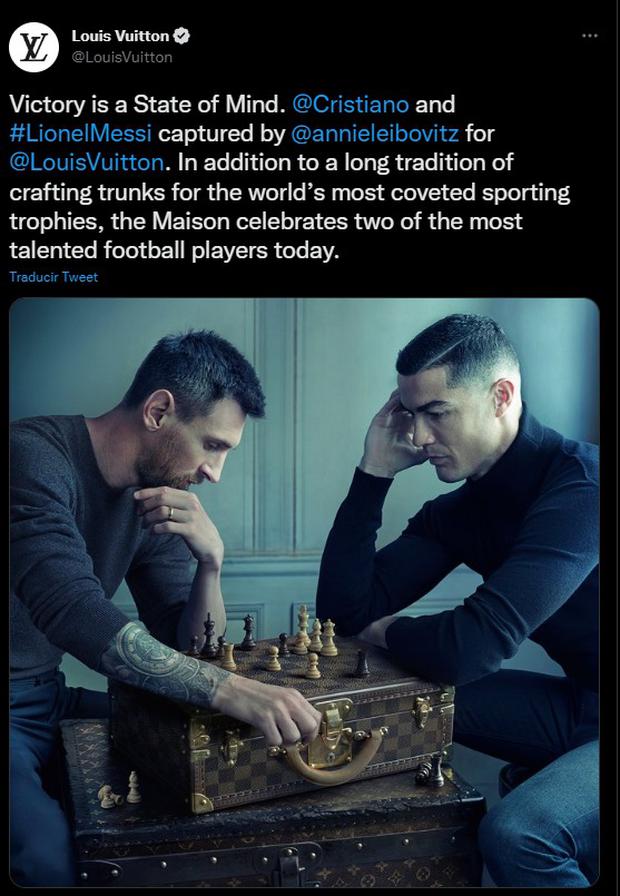 Louis Vuitton reúne a Messi y a Ronaldo en su nueva publicidad y