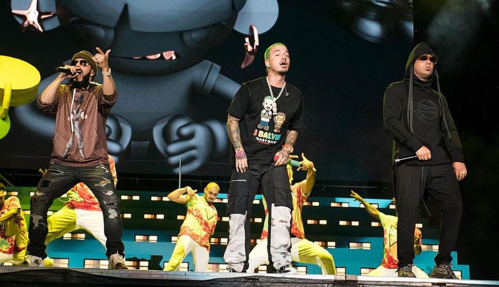 J Balvin tuvo una gran presentación en el Lolapallooza e, incluso, invitó al escenario a Wisin y Yandel. (Foto: yandel)