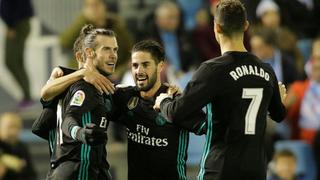 Bale por dos: el galés encontró su doblete y el Madrid le dio vuelta al Celta
