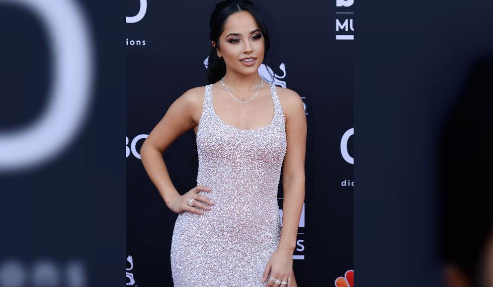 Becky G deslumbró con su belleza en la alfombra roja. (Fotos: AFP)