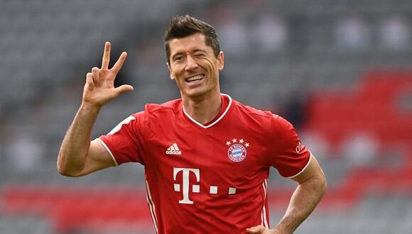 Robert Lewandowski tiene contrato con el Bayern Munich hasta mediados de 2023. (AFP)