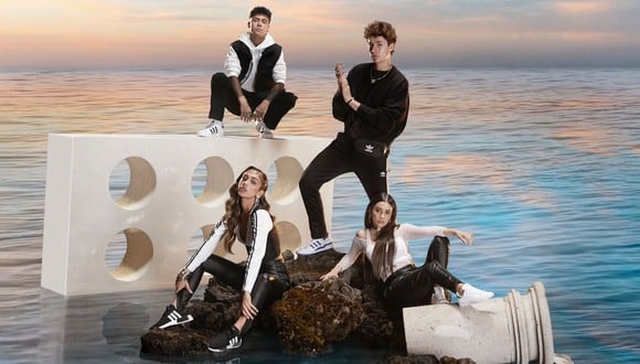 Luana Barron y su novio, Mario Ruiz, protagonizan junto a Juanpa Zurita y Brianda Deyanara campaña de Adidas. (Foto: Adidas)