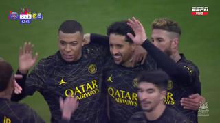 La ventaja: Marquinhos marcó el 2-1 de PSG vs. Riyadh (Al Nassr-Al Hilal) [VIDEO]